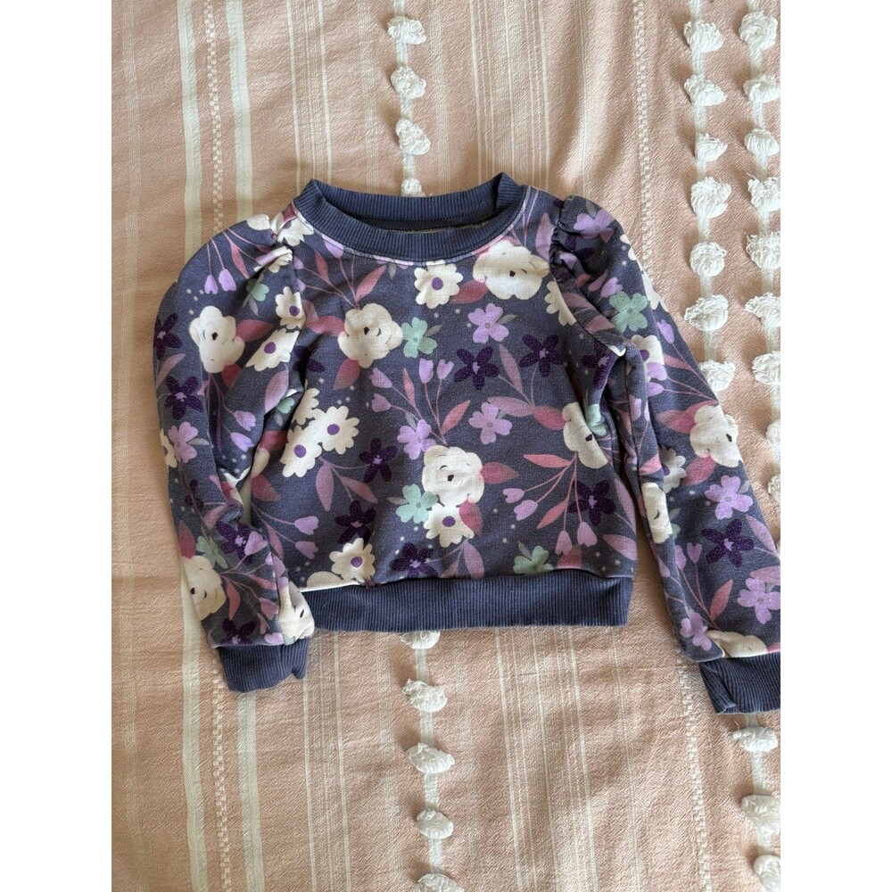 Little Sleepies Bamboo Play Line Sugar Plum Floral Crew Neck 18-24m